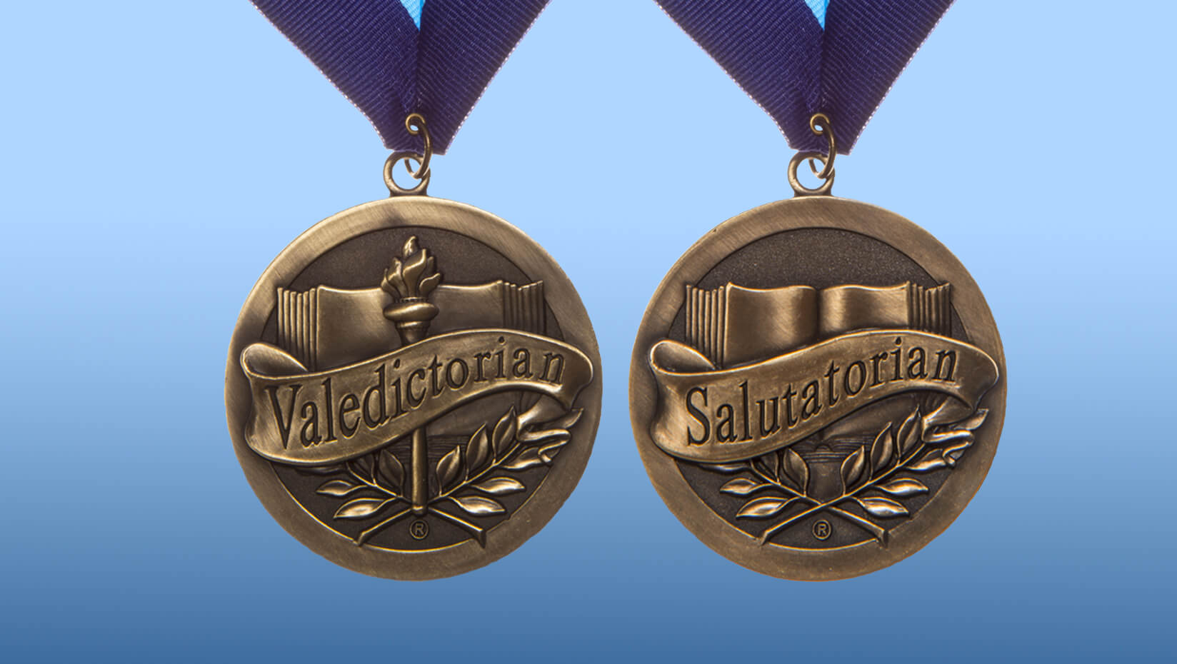 Valedictorian and Salutatorian medals