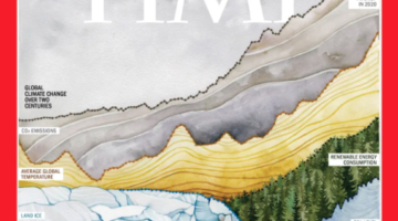 Time Magazine Cover Illustration by Jill Pelto, July 20 2020